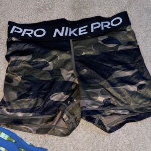 Nike Camo Shorts with Black Waistband